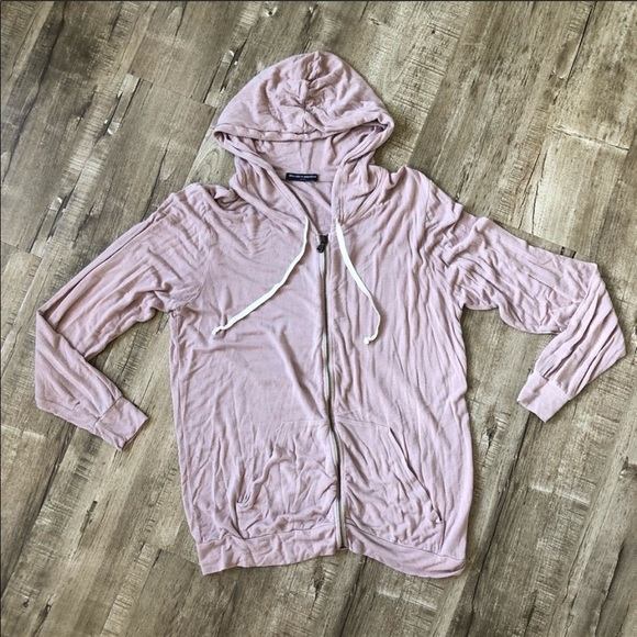 blush zip up hoodie